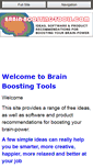 Mobile Screenshot of brain-boosting-tools.com