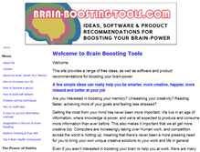 Tablet Screenshot of brain-boosting-tools.com